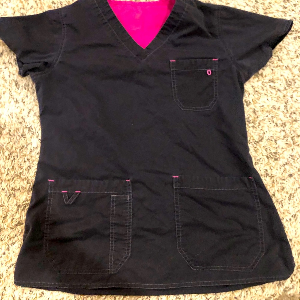 MC2 black scrub set. Small too and xsmall bottoms